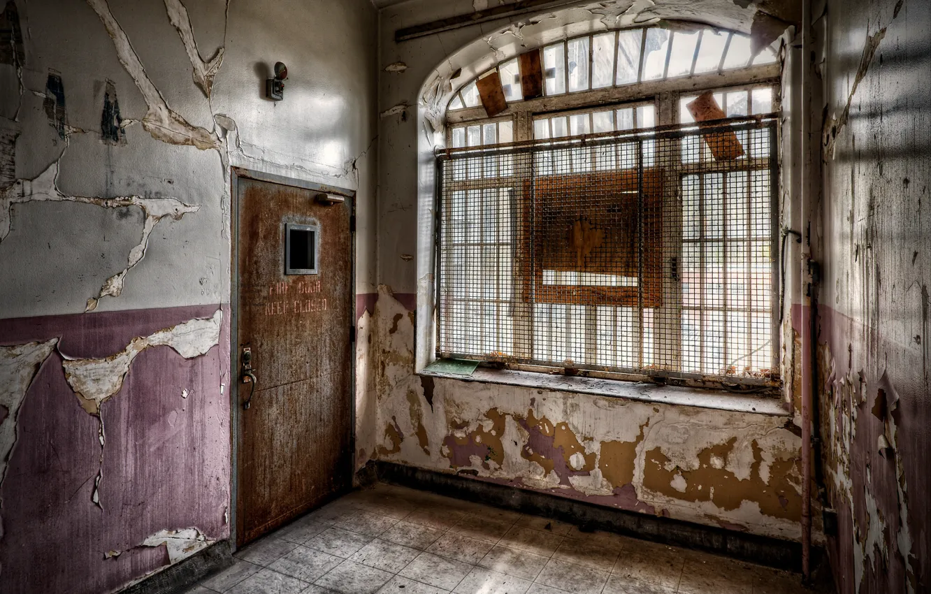 Photo wallpaper interior, camera, prison