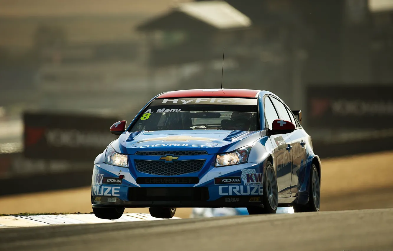 Photo wallpaper background, Wallpaper, race, track, Chevrolet, America, car, Cruze