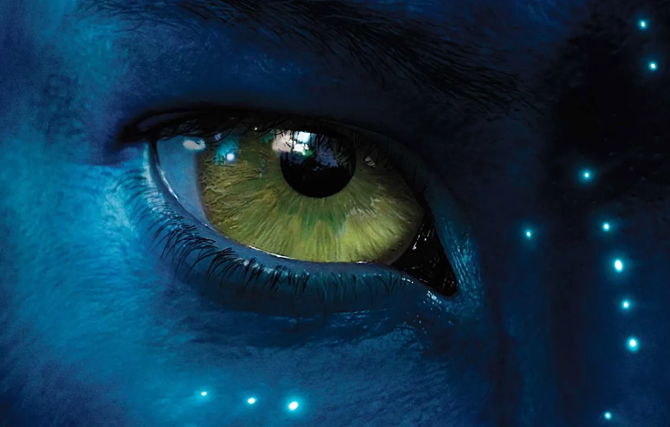 Photo wallpaper blue, eyes, avatar, avatar