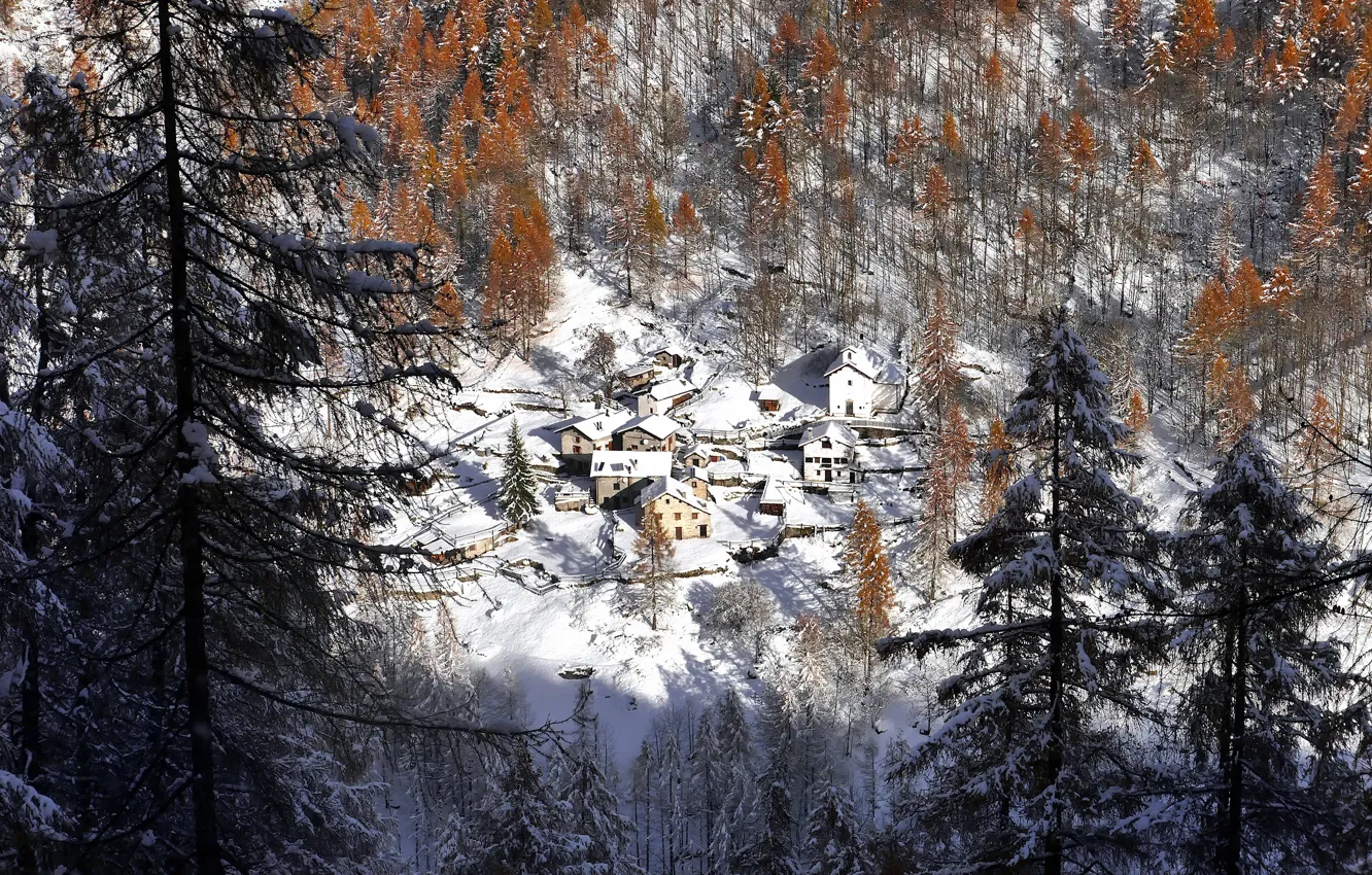 Photo wallpaper Lombardy, St James Philip, Caurga