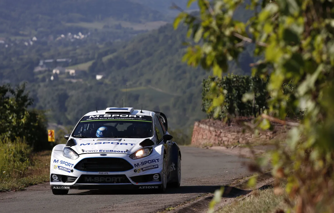 Photo wallpaper Ford, Germany, WRC, Rally, Fiesta, There Miss