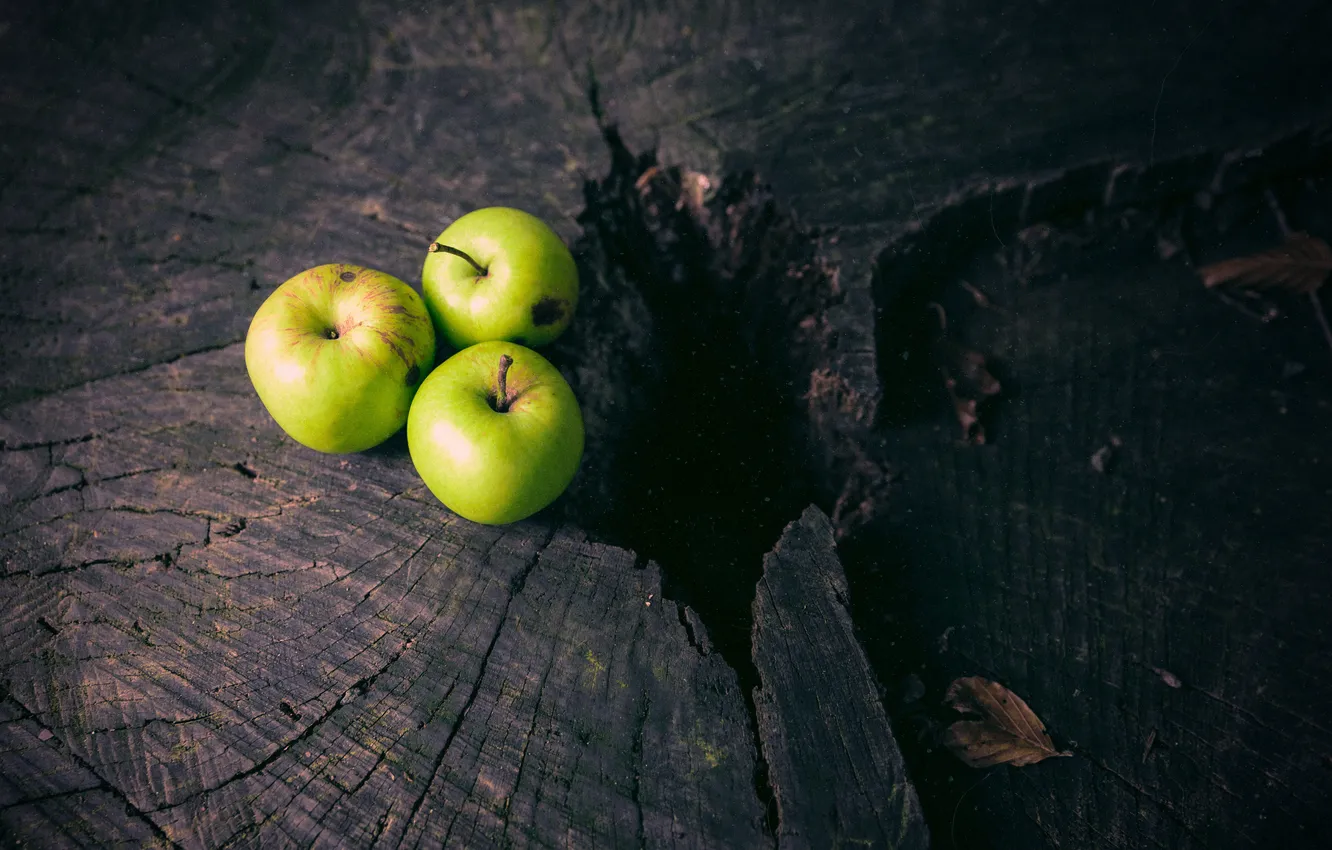Photo wallpaper apples, food, fruit