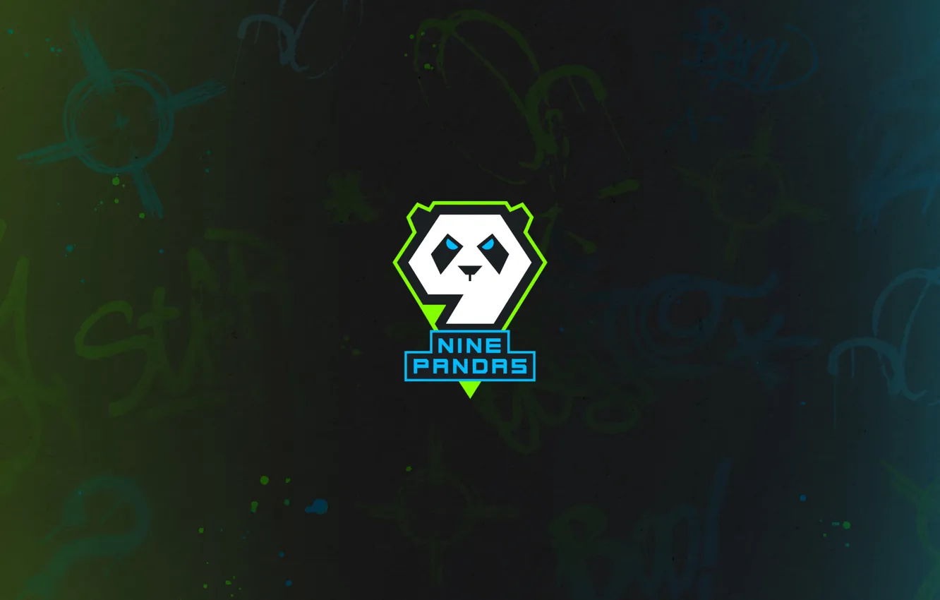 Photo wallpaper Counter Strike, Cyber sport, 9pandas, nine pandas