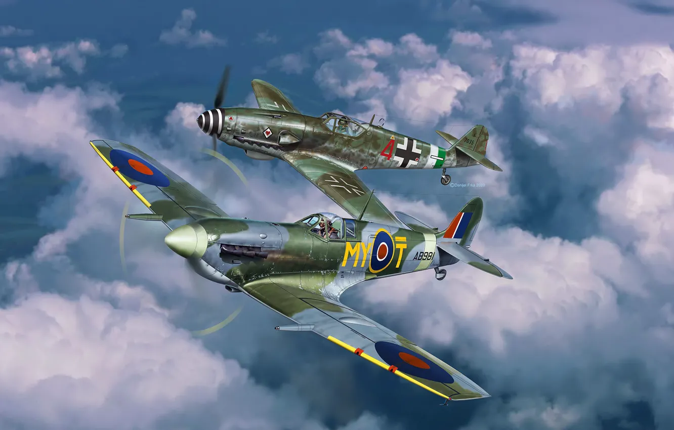 Photo wallpaper Germany, fighter, UK, RAF, Luftwaffe, Daniel Fuss Is About, Messerschmitt Bf 109, Bf 109G-10 & …