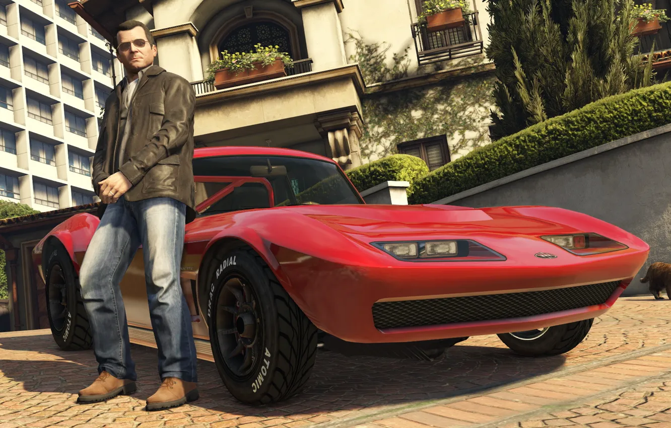 Photo wallpaper machine, home, Michael, gta, Los Santos, Grand Theft Auto 5