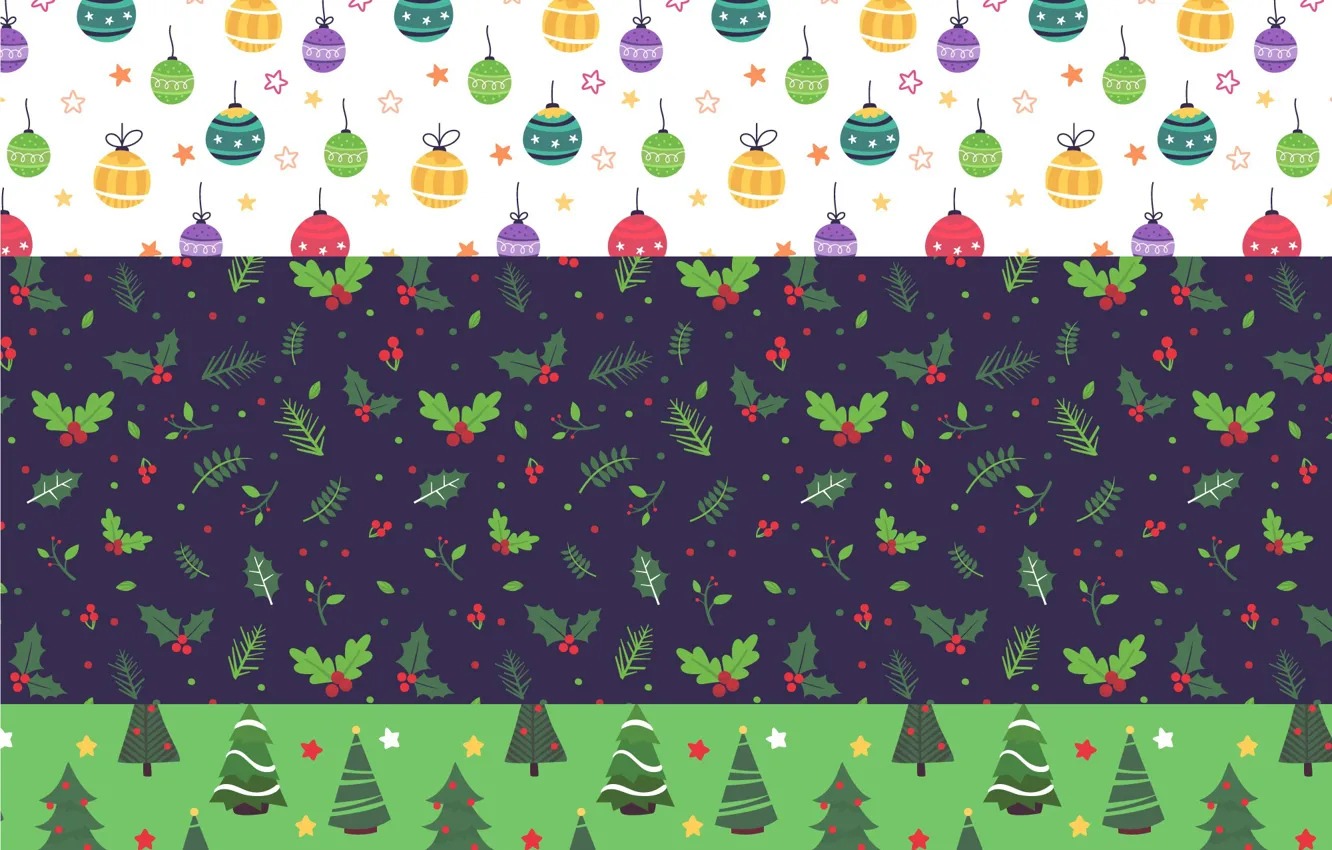 Photo wallpaper white, blue, green, background, texture, design, pattern, hristmas