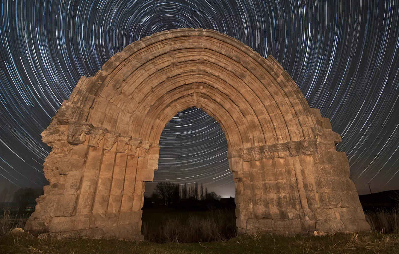 Photo wallpaper Spain, Spain, Burgos, Burgos, Mazariegos, Arch of San Miguel, Mazariegos, Arch of San Miguel
