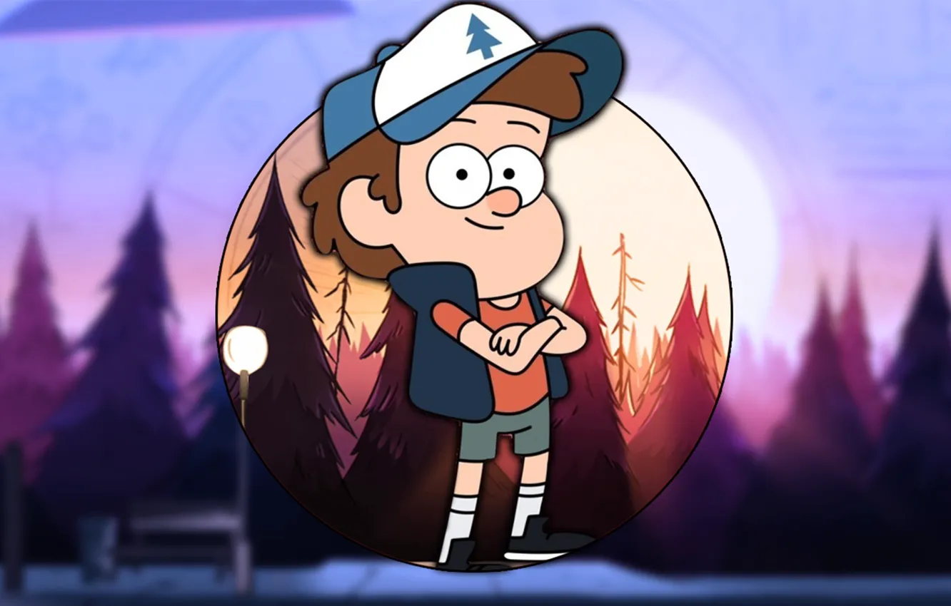 Photo wallpaper cartoon, if, gravity, gravityfalls