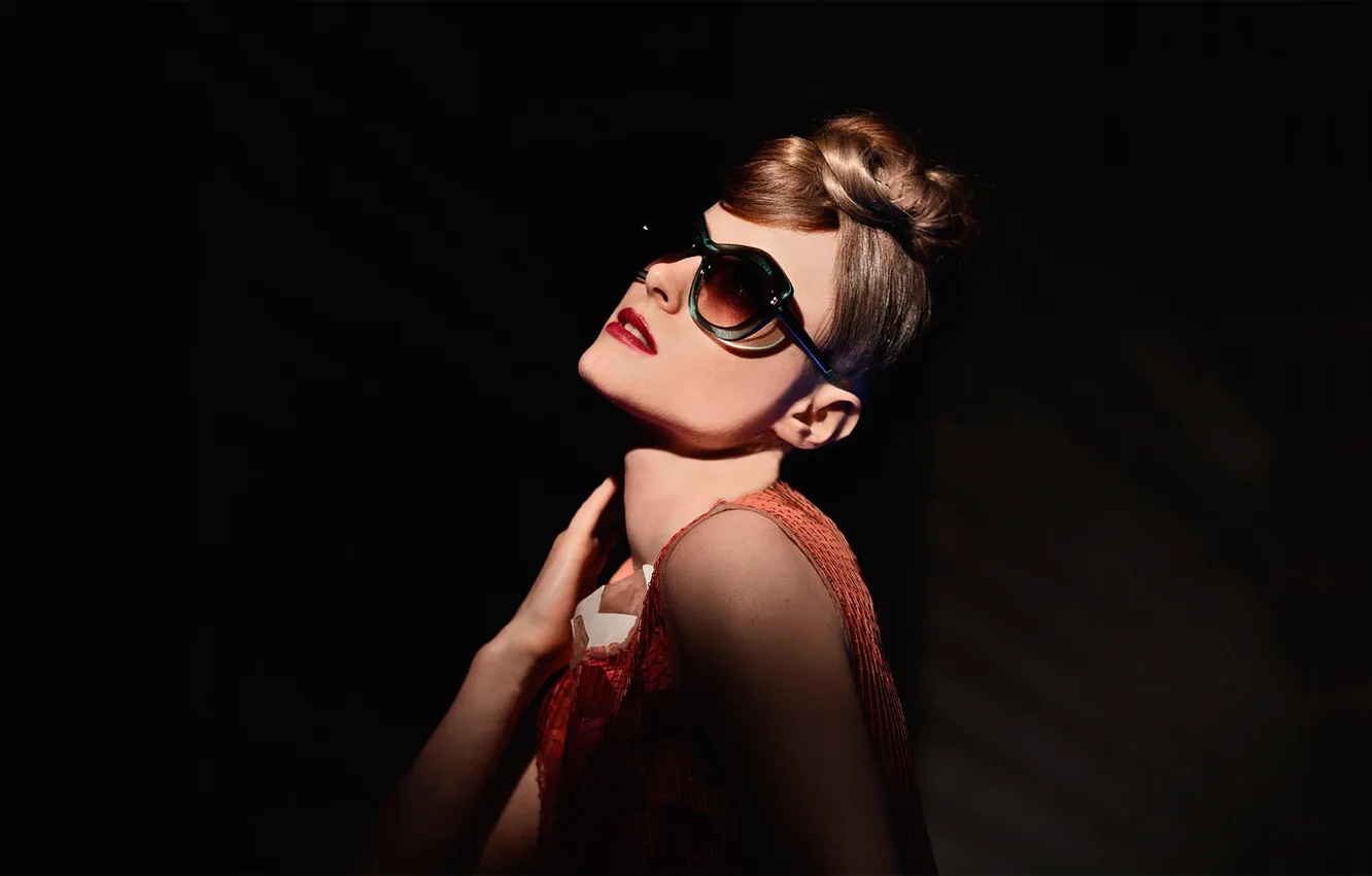 Photo wallpaper face, glasses, author, singer, ballerina, Kiesa Rae Ellestad, Kiesza