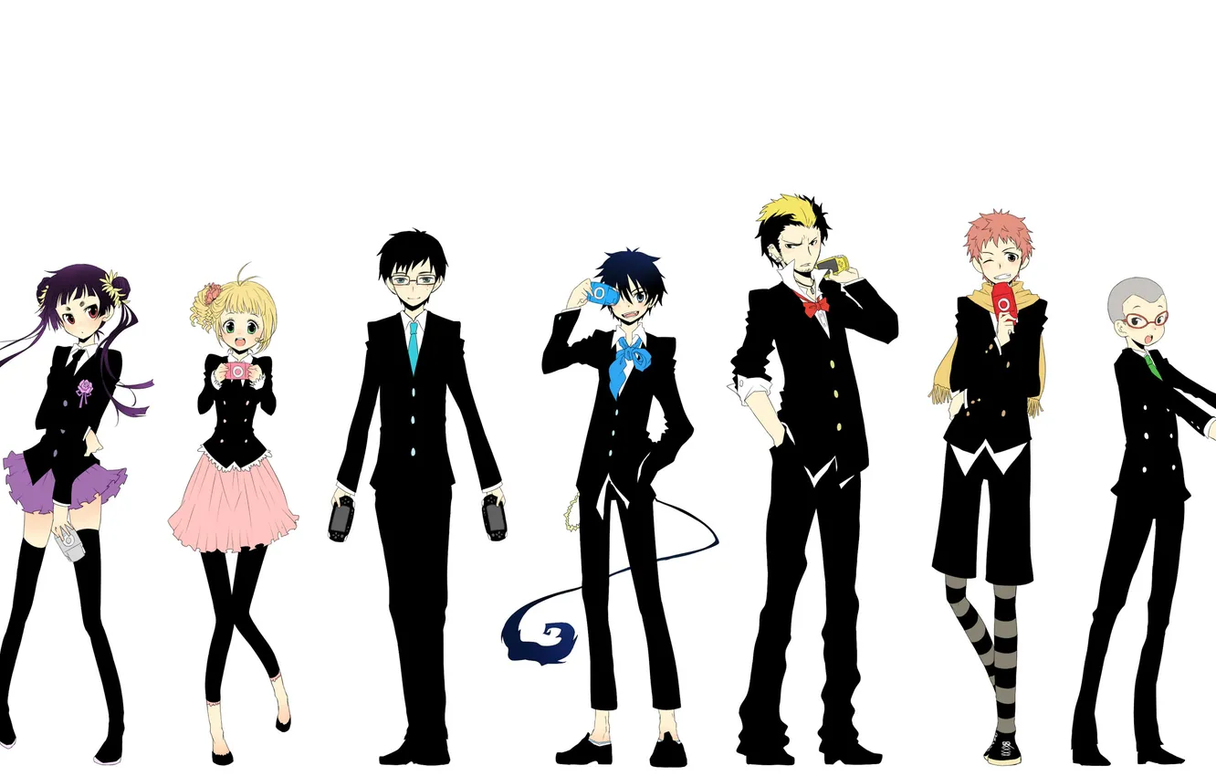 Photo wallpaper anime, Blue exorcist, blue exorcist