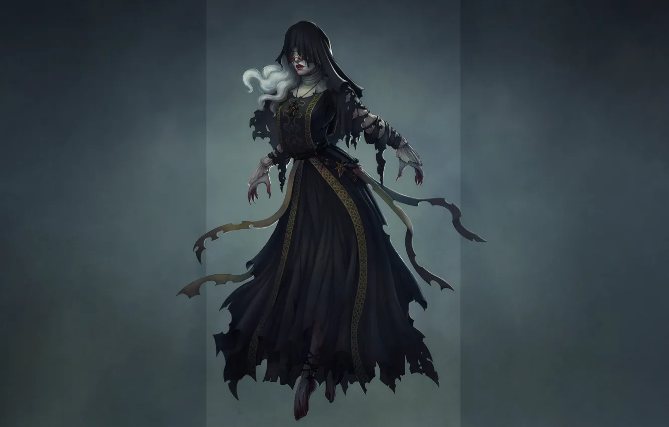 Photo wallpaper Concept, girl, style, death, woman, art, Ghost, shower