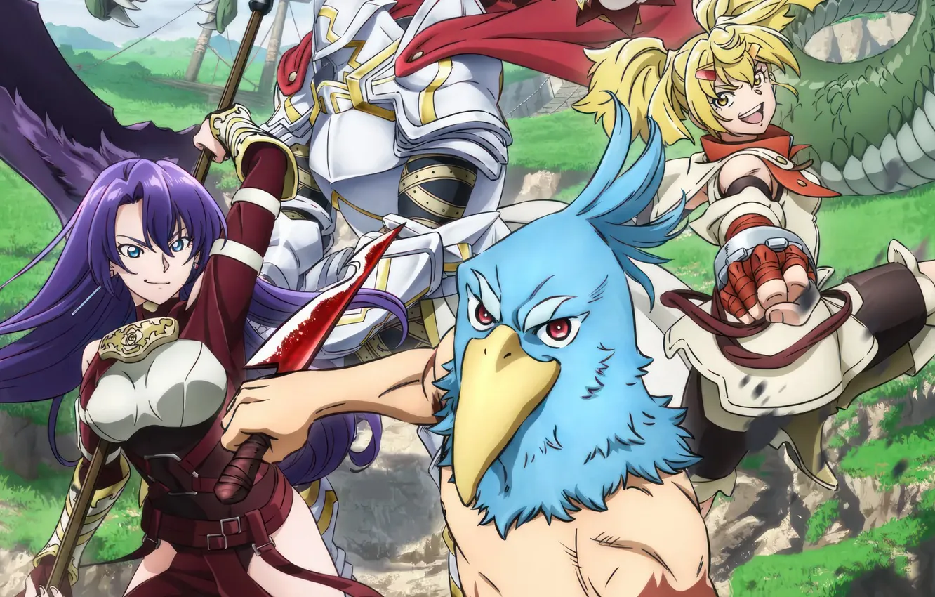 Photo wallpaper girl, game, bird, anime, power, boy, asian, player