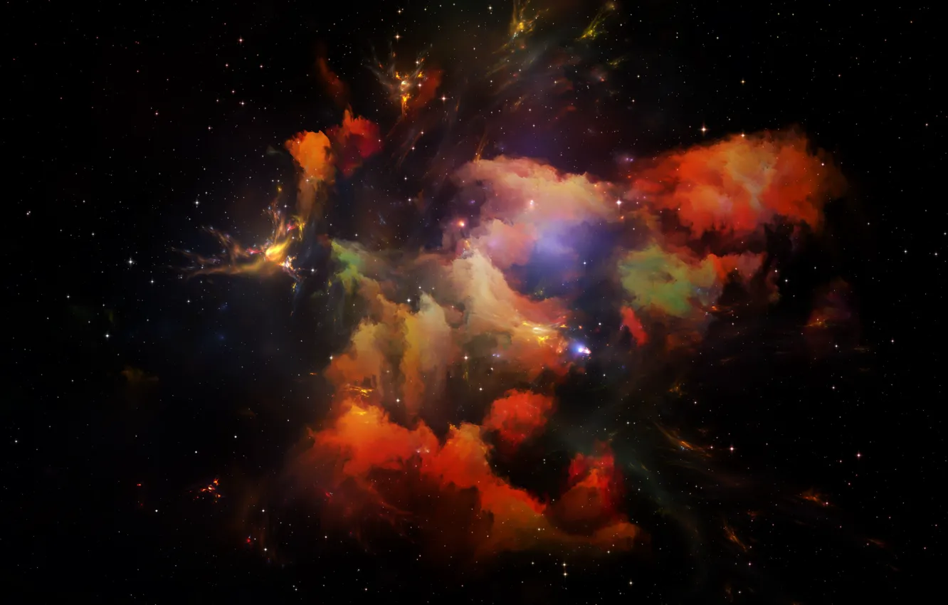 Photo wallpaper space, stars, the universe, space, universe, background, stars, astral