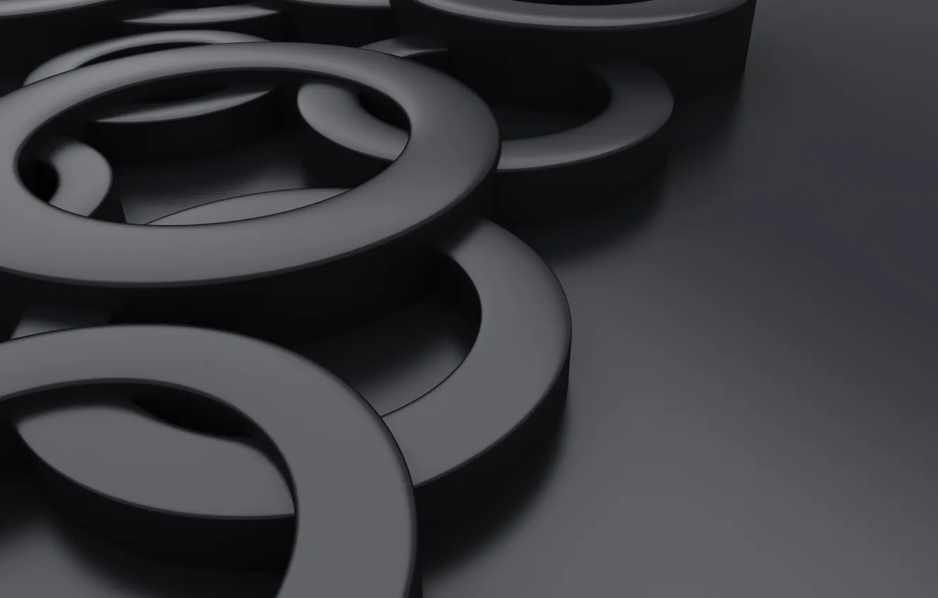 Photo wallpaper circles, abstraction, background