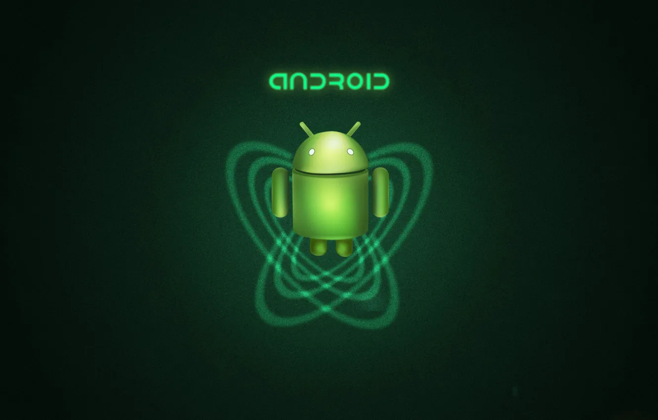Photo wallpaper green, Android, android