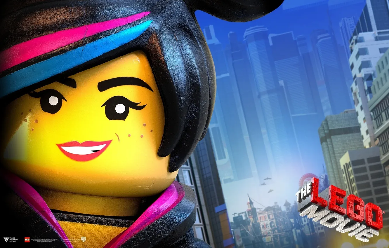 Photo wallpaper girl, LEGO, Lego, lego movie, LEGO. the film