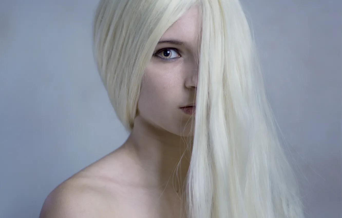 Photo wallpaper look, girl, portrait