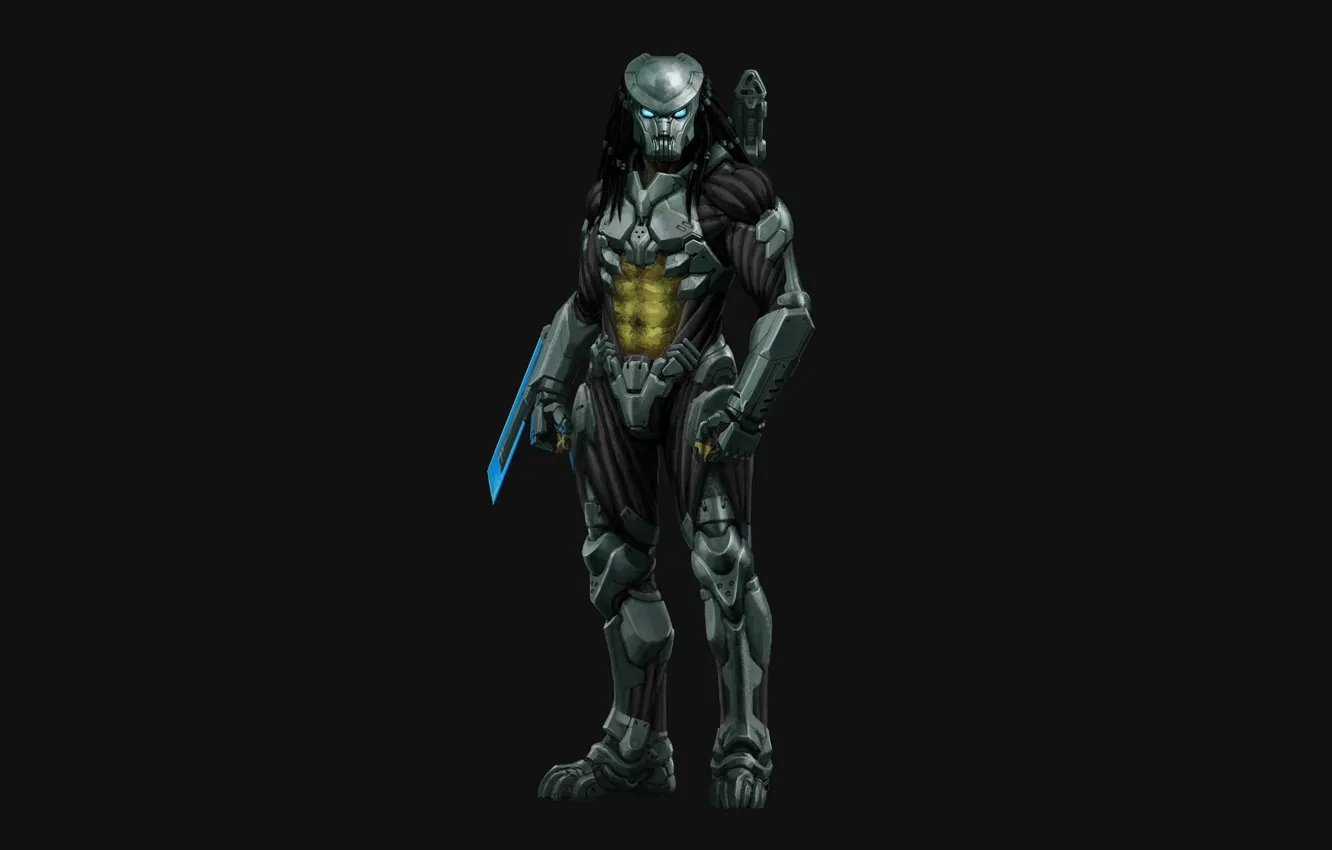 Photo wallpaper fiction, predator, alien, Predator