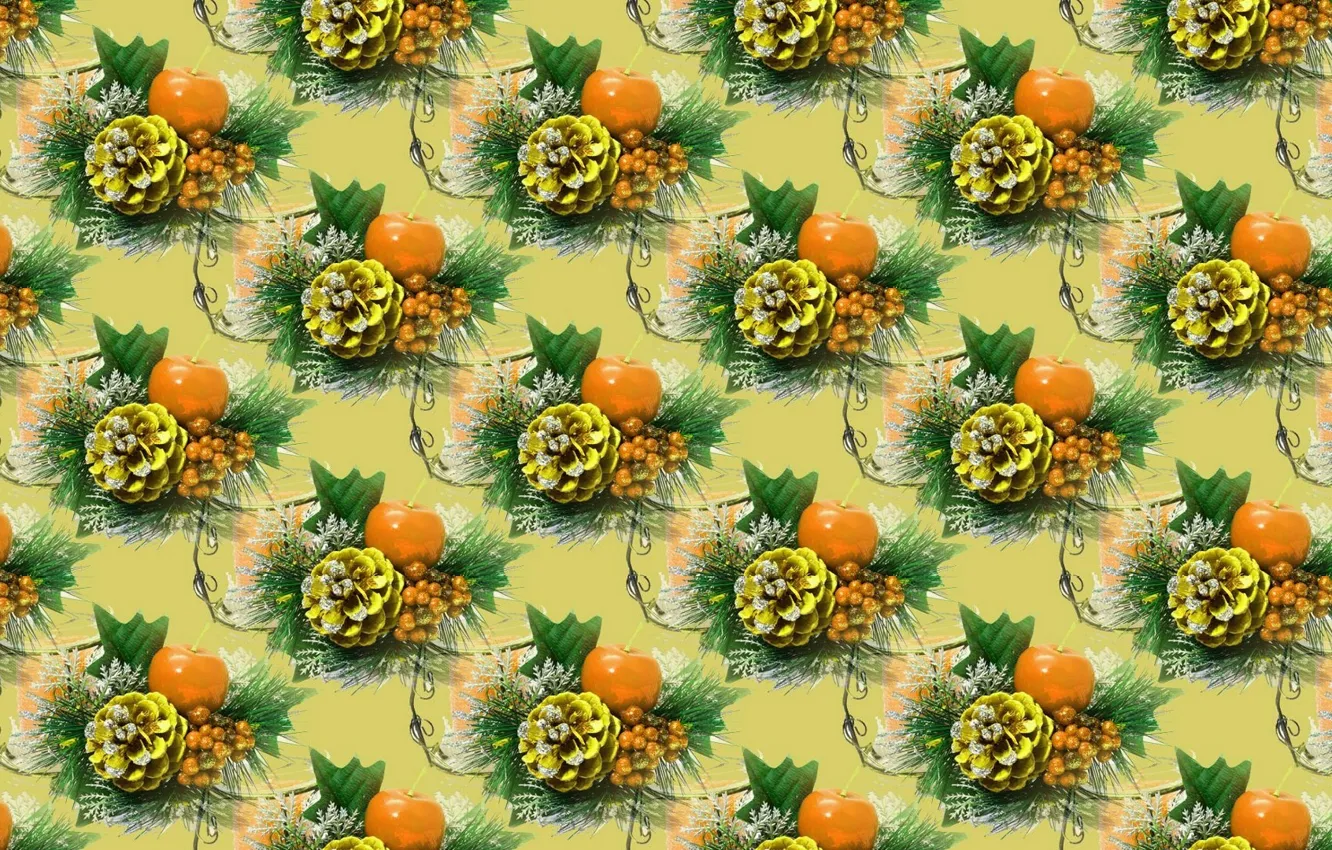 Photo wallpaper decoration, background, holiday, new year, texture, bumps, composition