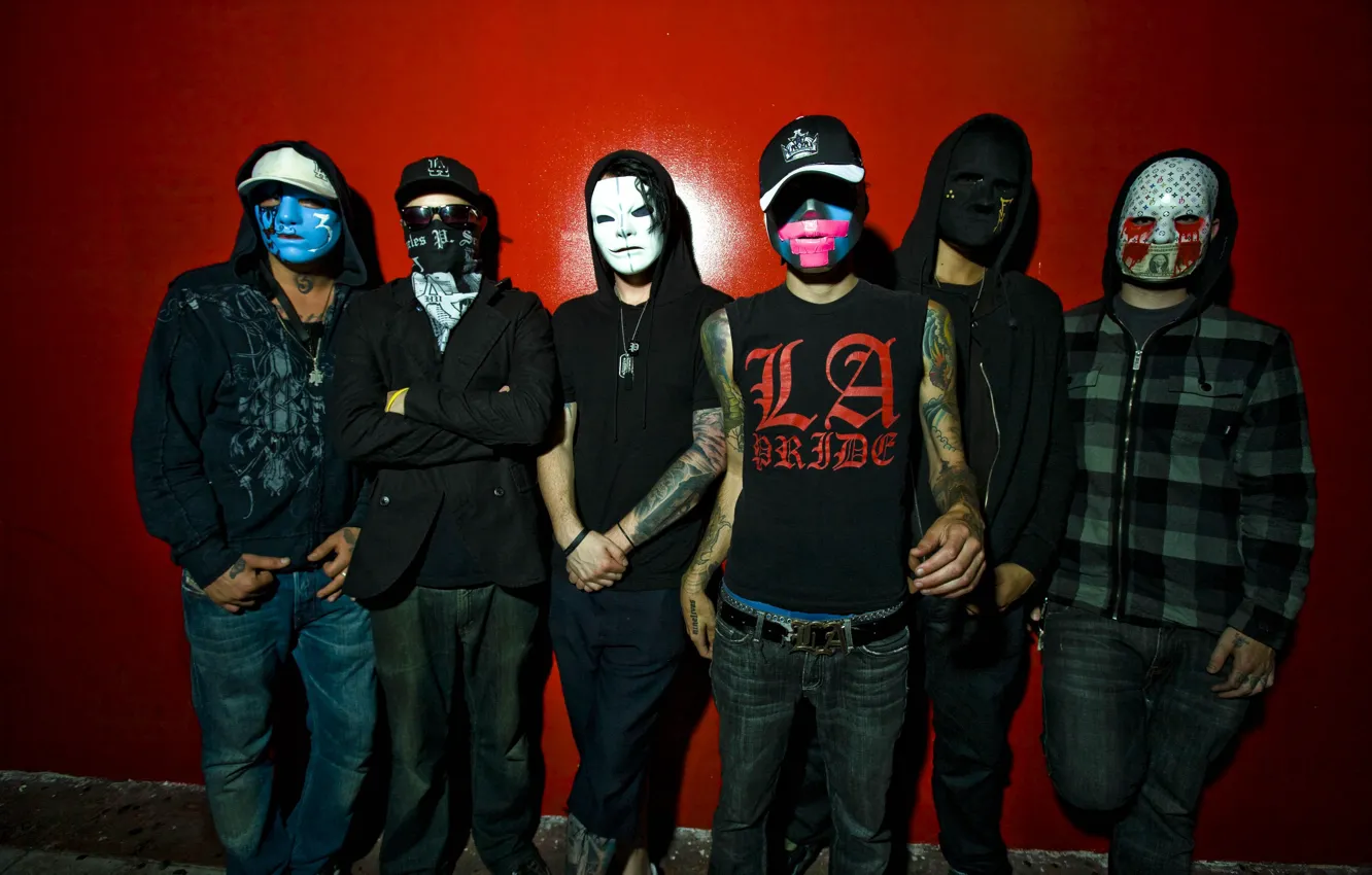 Photo wallpaper Hollywood, Charlie Scene, Funny Man, J3T, Deuce, Hollywood Undead, J-DOG, Da kurlzz