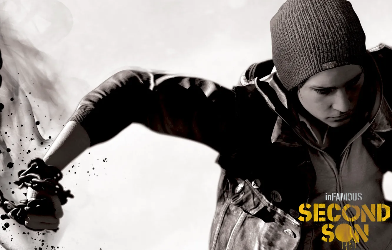 Photo wallpaper chain, infamous, Delserro, SecondSon