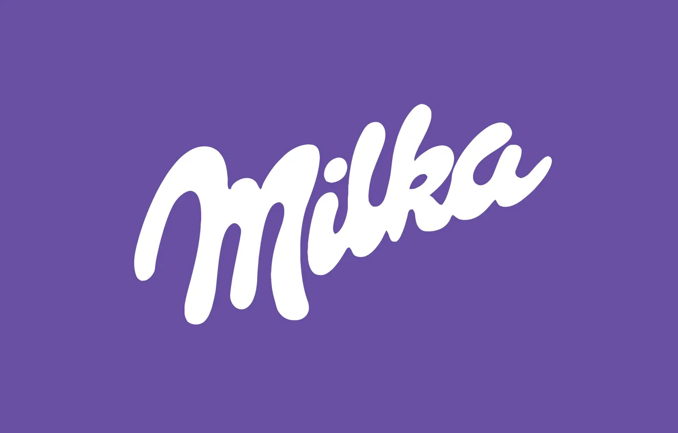 Photo wallpaper logo, chocolate, milk, milka