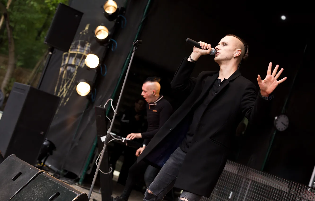 Photo wallpaper group, musician, Sven Friedrich, Solar Fake, Andre Feller, Zeraphine, Andre Feller, Dreadful Shadows