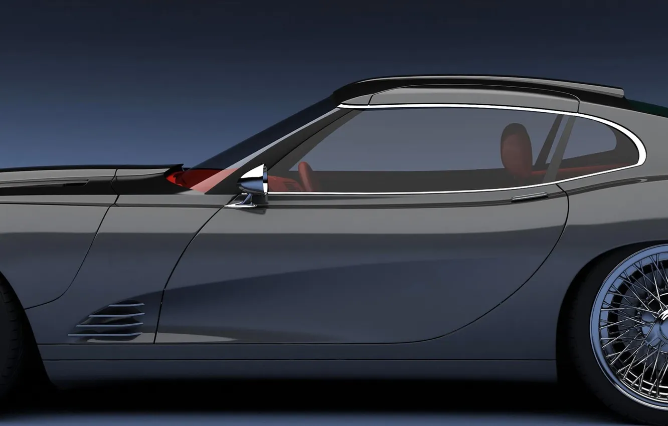 Photo wallpaper grey, 911, profile