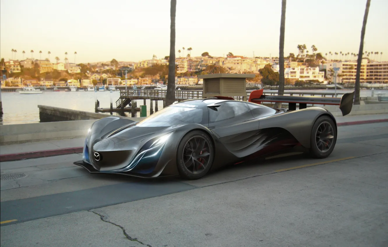 Photo wallpaper Concept, 2008, supercar, Mazda, the concept car, mazda furai concept, Furai, Supercar