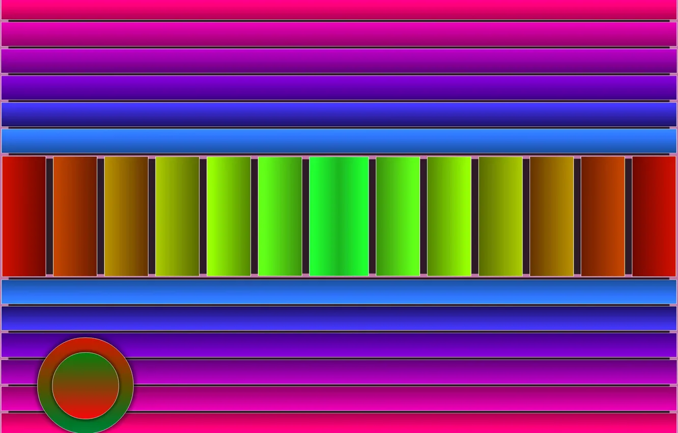 Photo wallpaper circles, strip, gradient