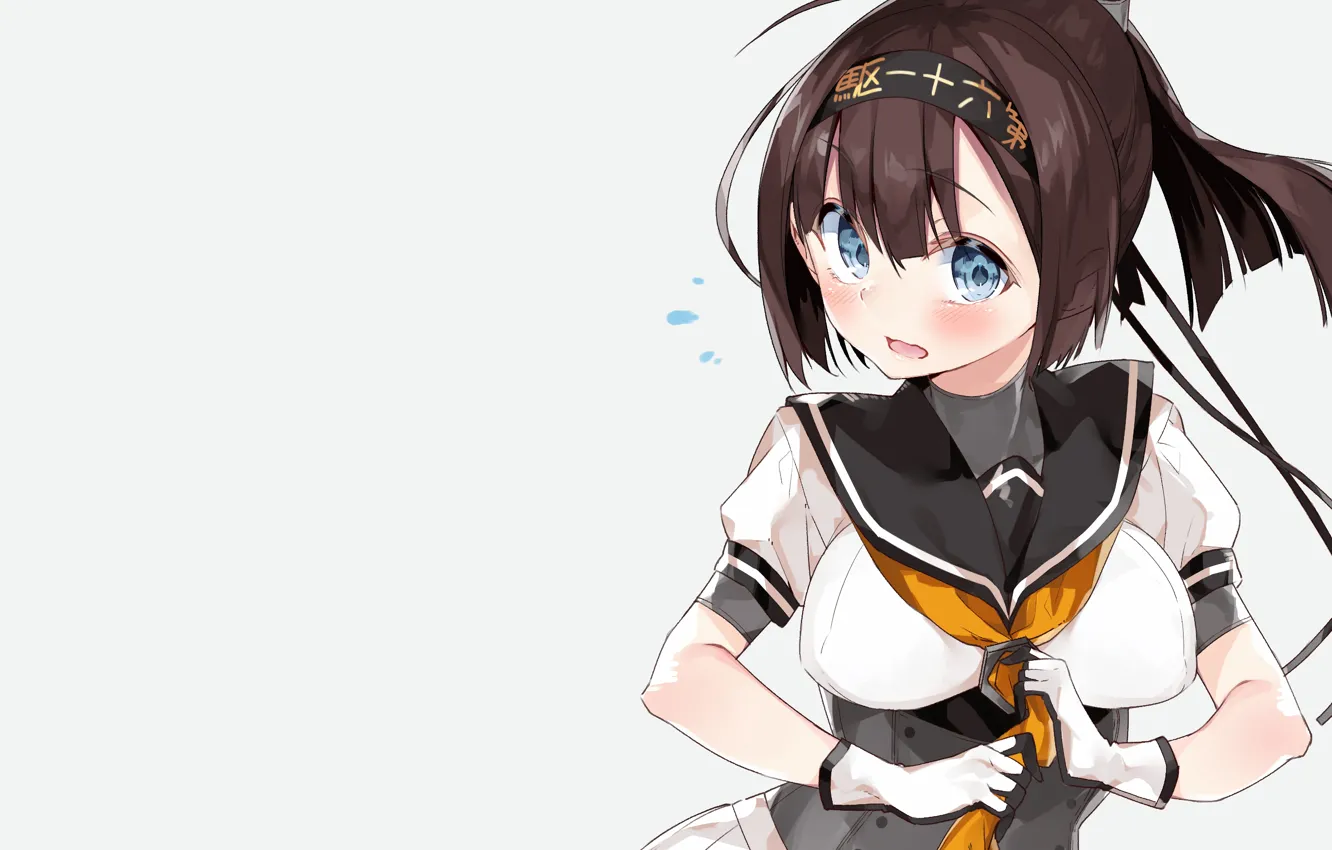 Photo wallpaper girl, sexy, boobs, anime, beautiful, pretty, erotic, breasts