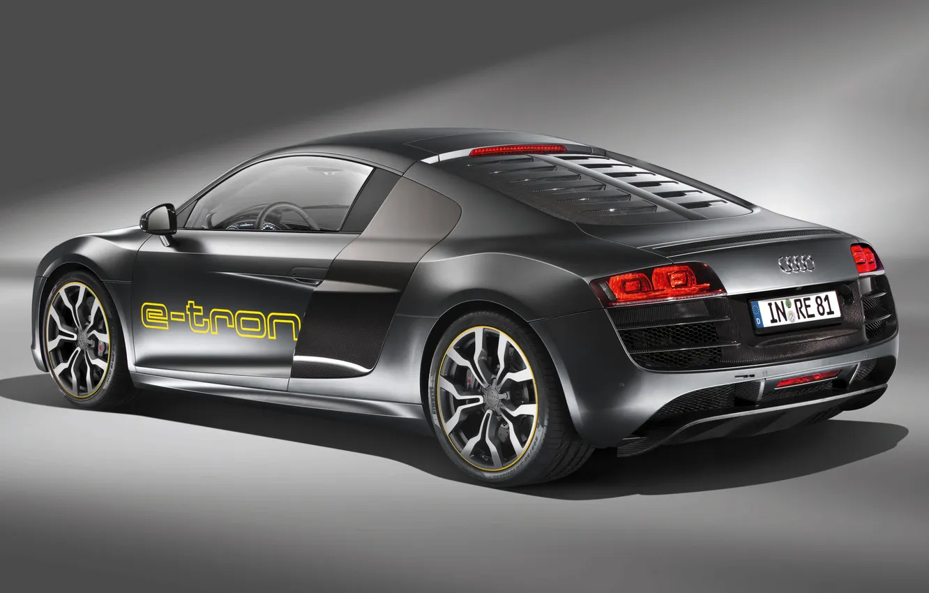 Photo wallpaper Audi, Prototype, e-tron, the rear part