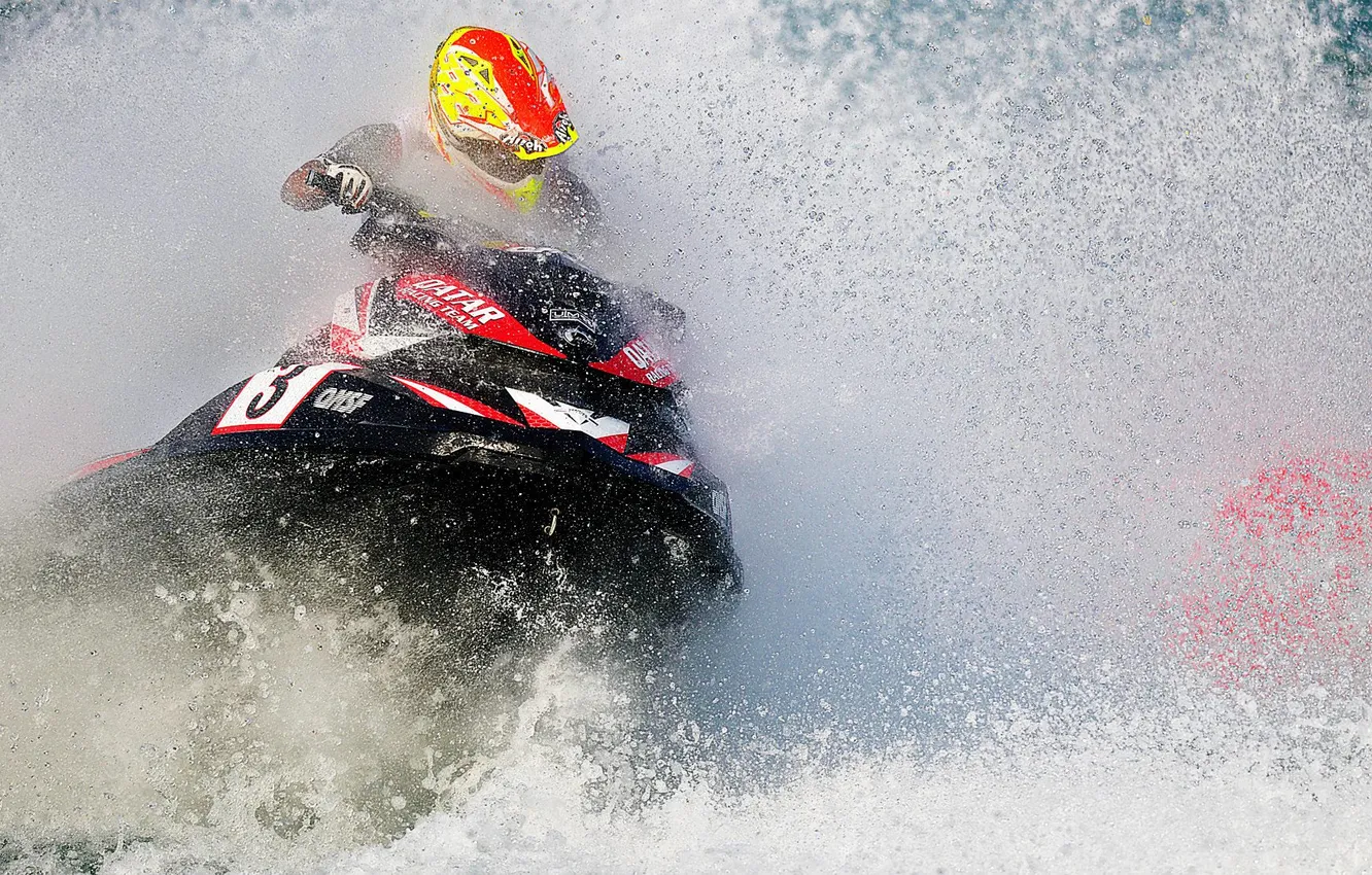 Photo wallpaper race, boat, speed