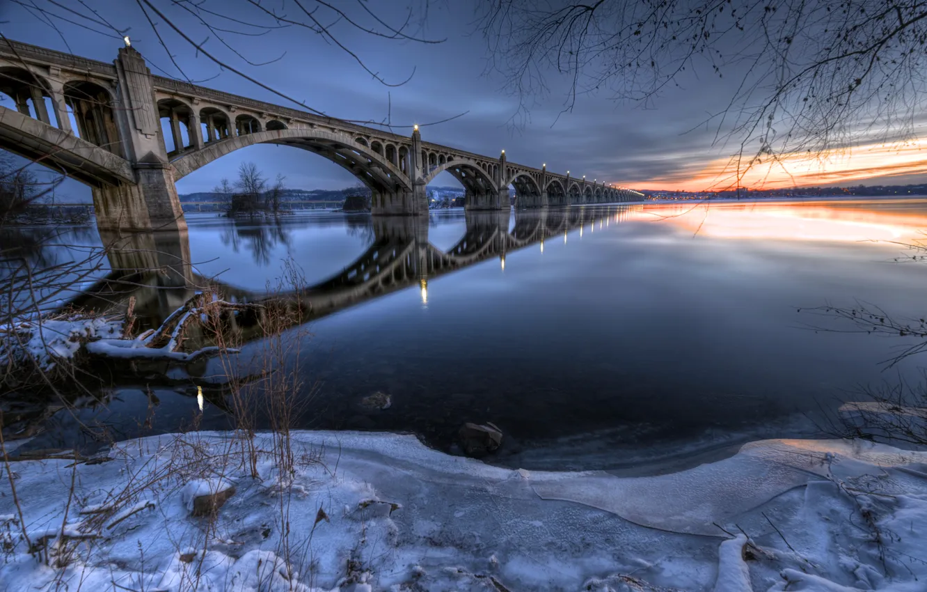 Photo wallpaper Pennsylvania, Borough of Wrightsville, Wrightsville