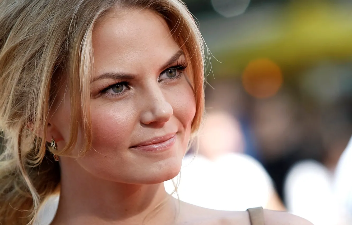 Photo wallpaper look, smile, model, makeup, actress, Jennifer Morrison, Jennifer Morrison, hair