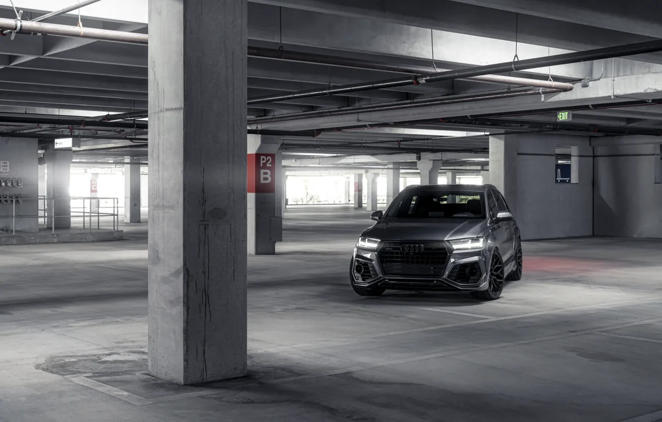 Photo wallpaper auto, design, Audi, subway, ABT Q7
