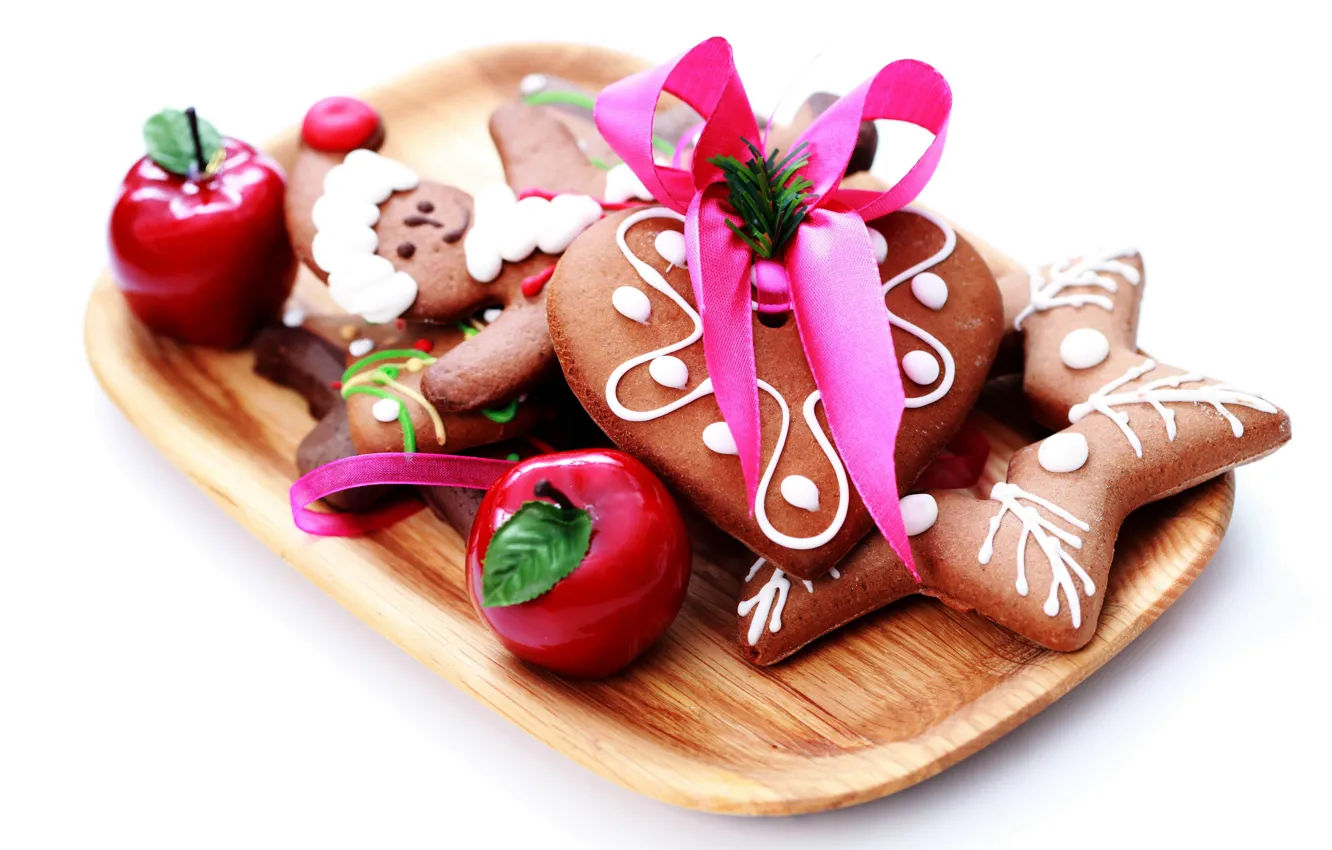 Photo wallpaper holiday, new year, cookies, Christmas