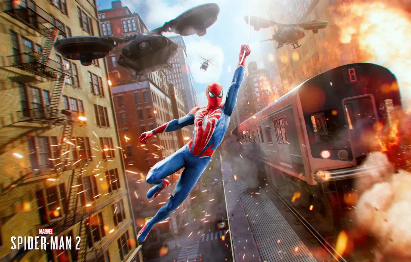 Photo wallpaper game, spider-man, Spider Man