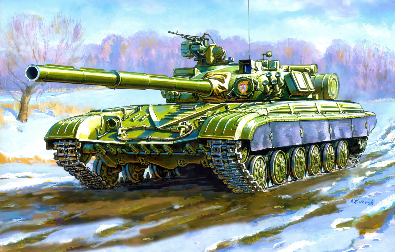 Photo wallpaper tank, USSR, armor, T-64, The Soviet Army