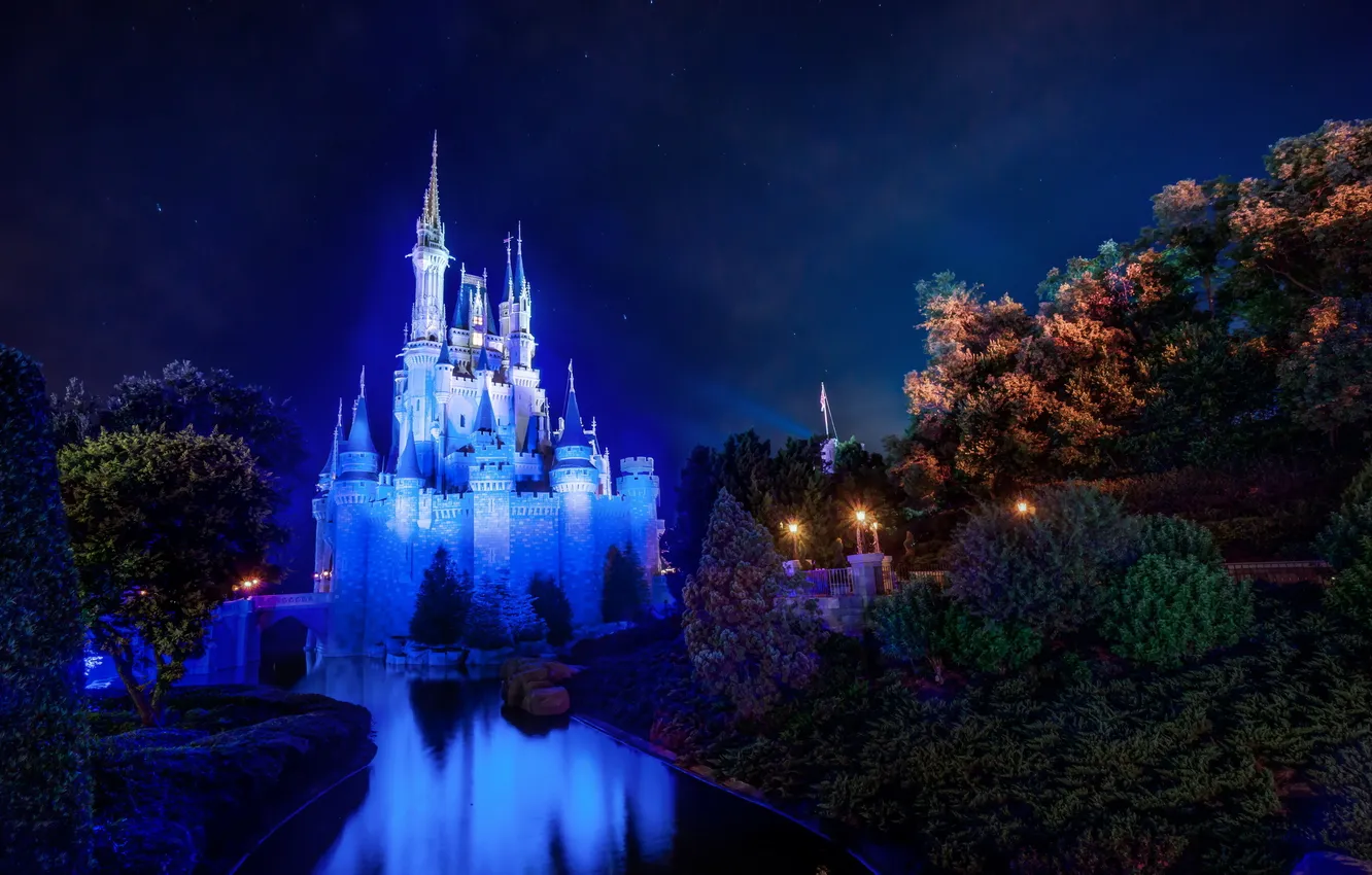 Photo wallpaper Cinderella Castle, Magic Kingdom, Walt disney world