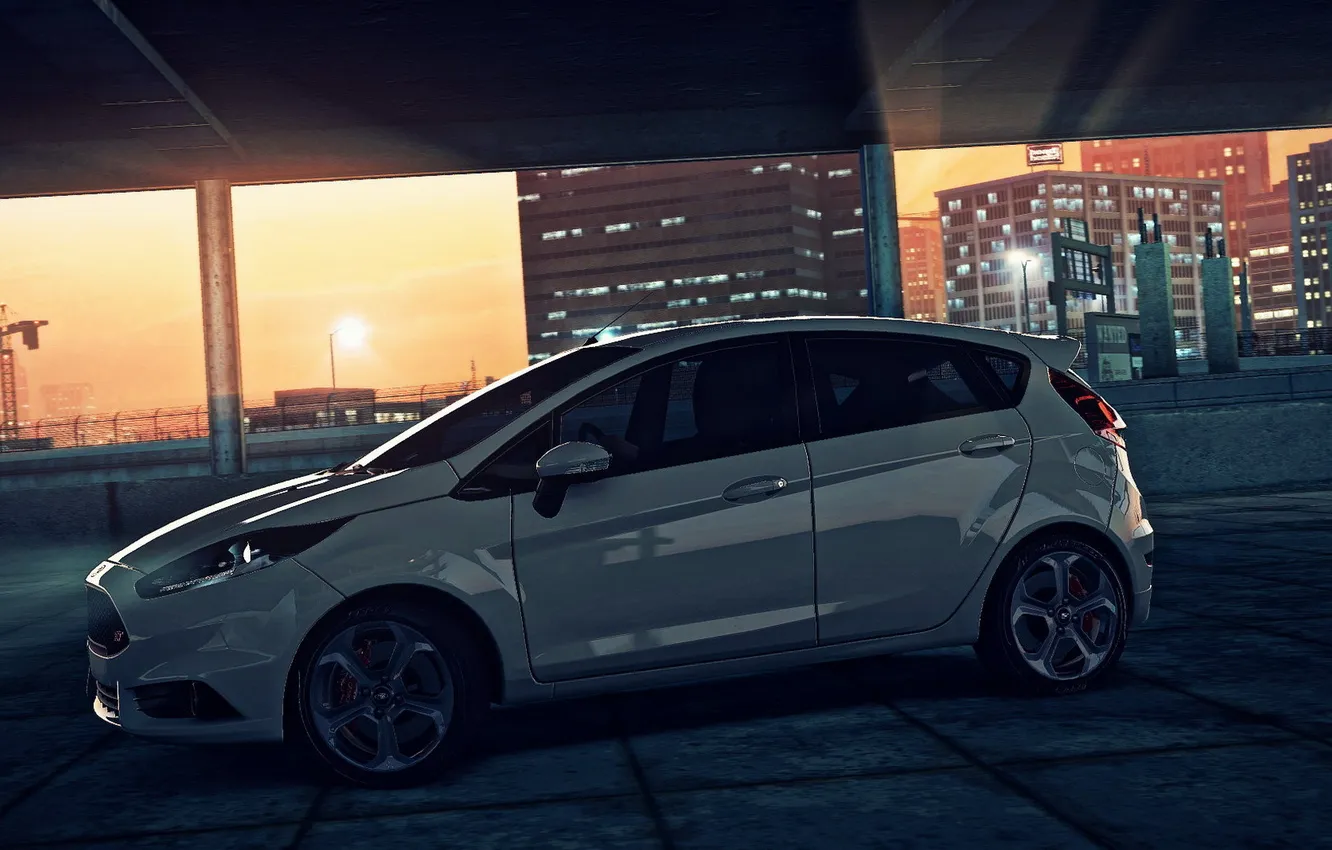 Photo wallpaper need for speed, most wanted, ford fiesta