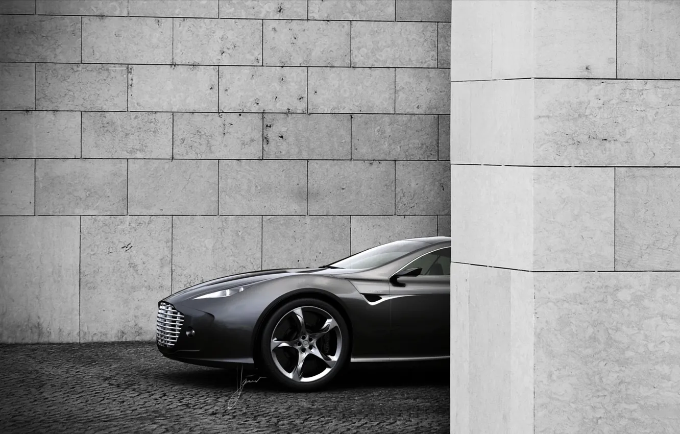 Photo wallpaper wall, cars, Aston Martin, aston martin, auto