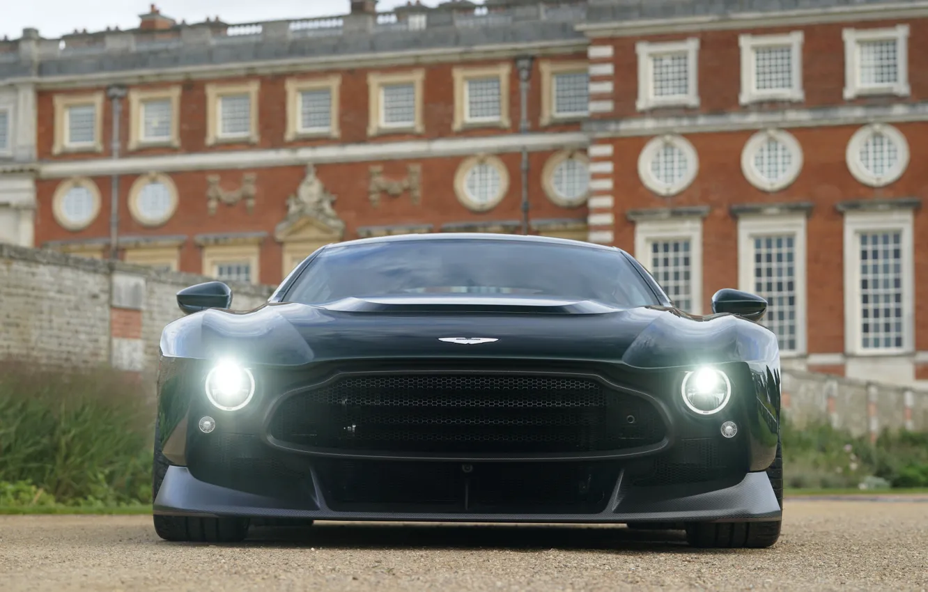 Photo wallpaper light, Aston Martin, lights, coupe, V12, Victor, 2020