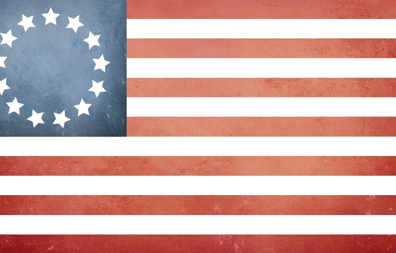 Photo wallpaper American, Flag, Ross, Patriotic, Besty