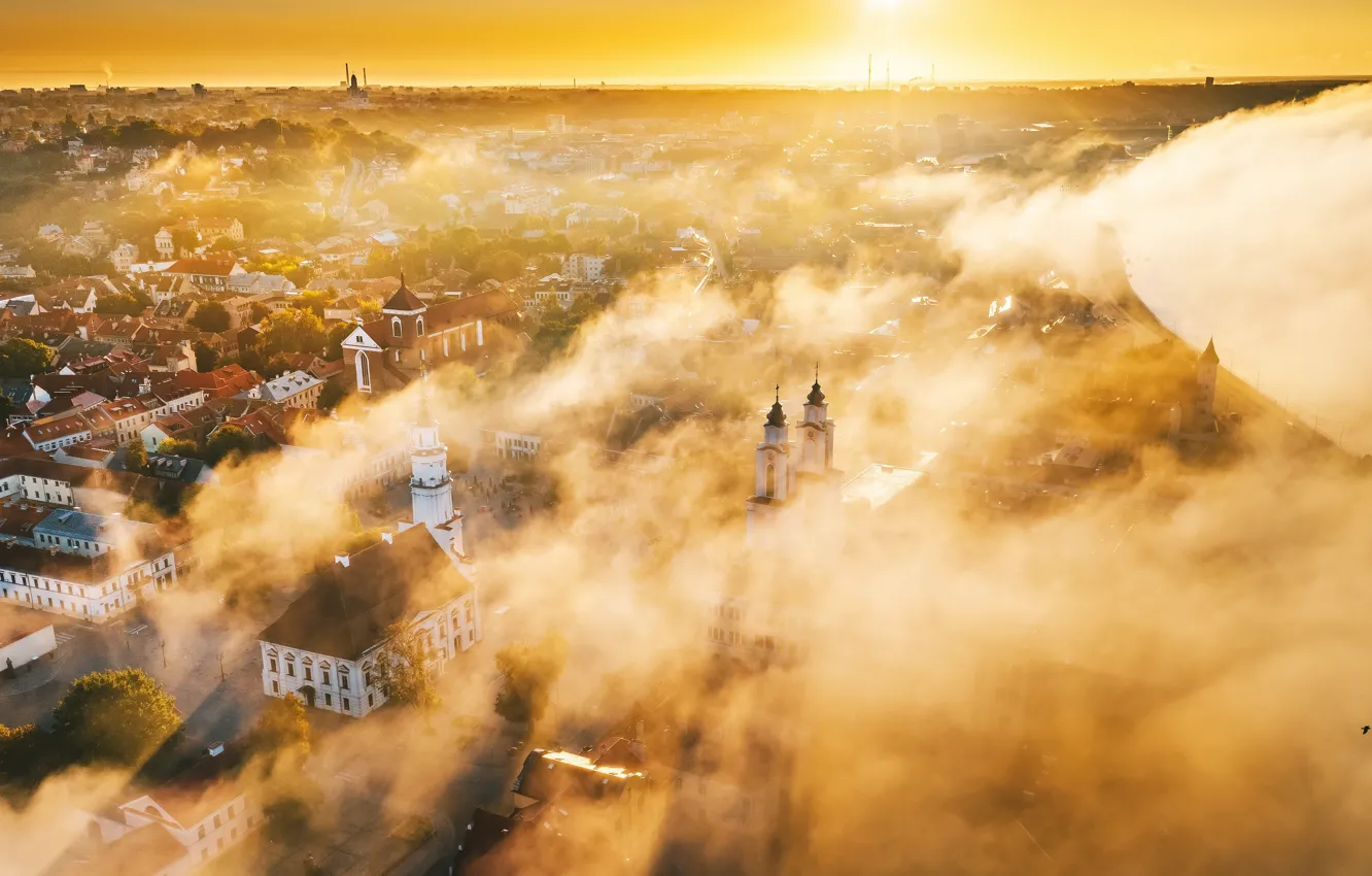 Photo wallpaper Lithuania, Kaunas, The town hall