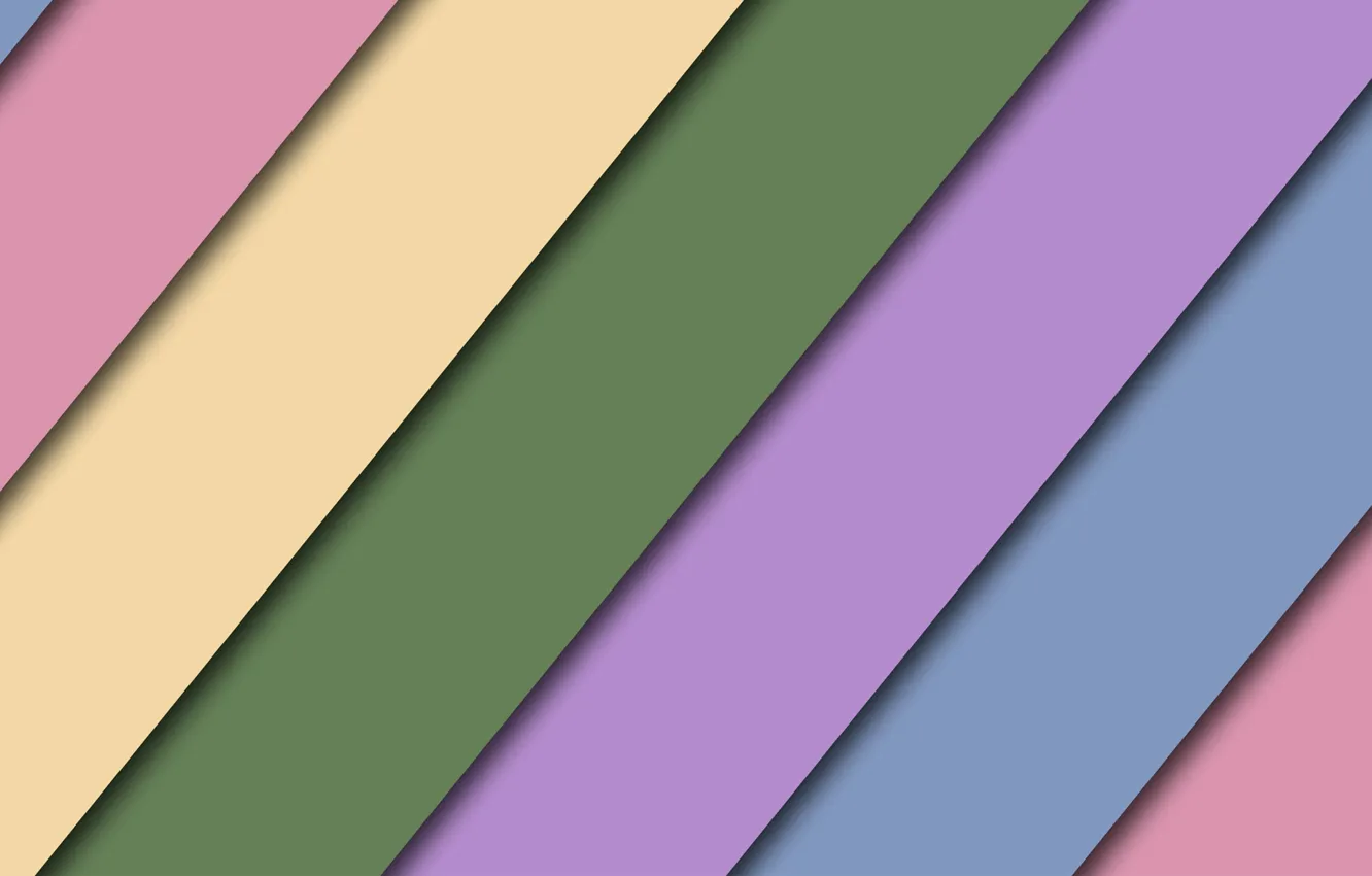 Photo wallpaper green, strip, blue, pink, color, material- design