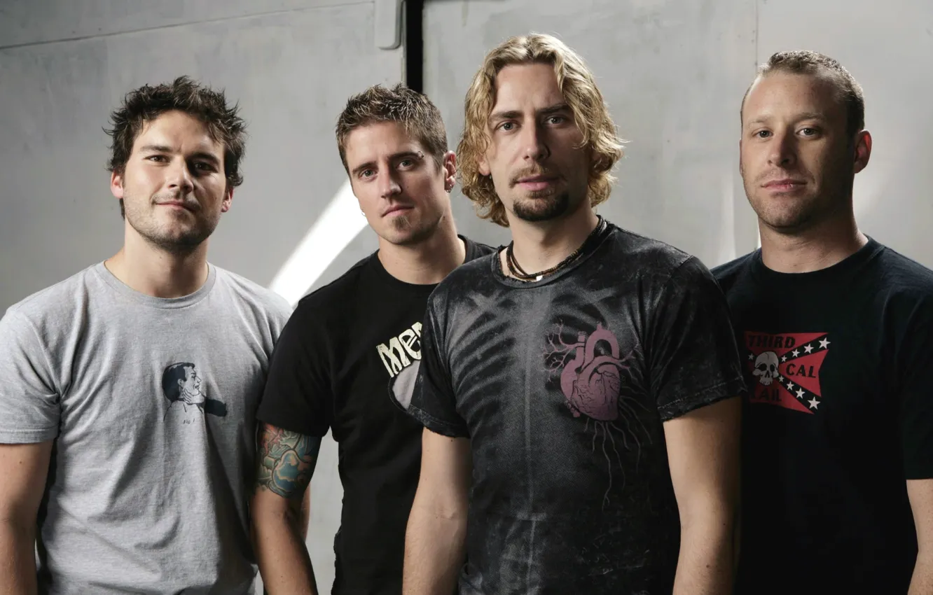 Photo wallpaper group, musician, Chad Kroeger, Mike Kruger, Nickelback, hard rock, Daniel Adair, Ryan Peake