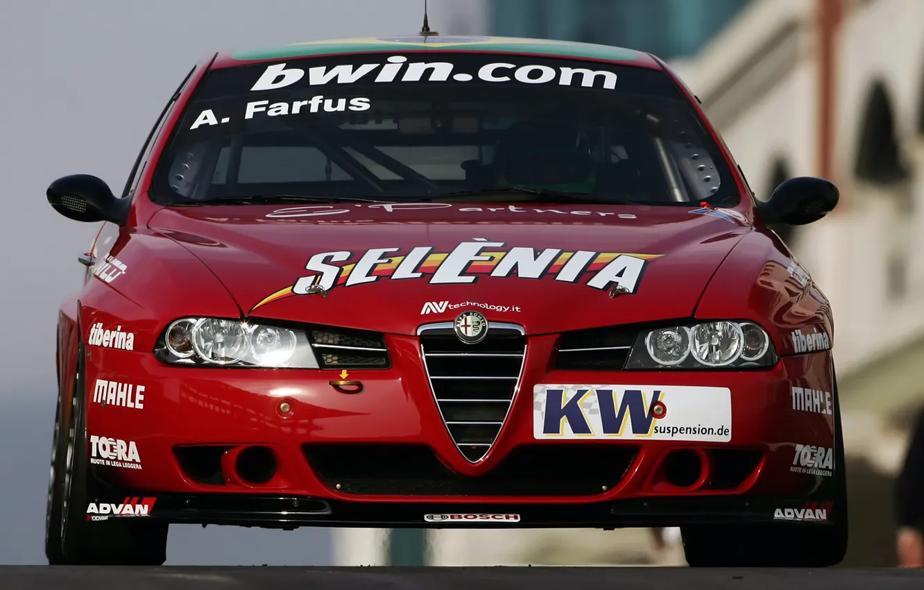 Photo wallpaper Alfa Romeo, Sport, Race Car, Track, Alfa 156, Super 2000, Alfa Romeo 156 Super 2000, …