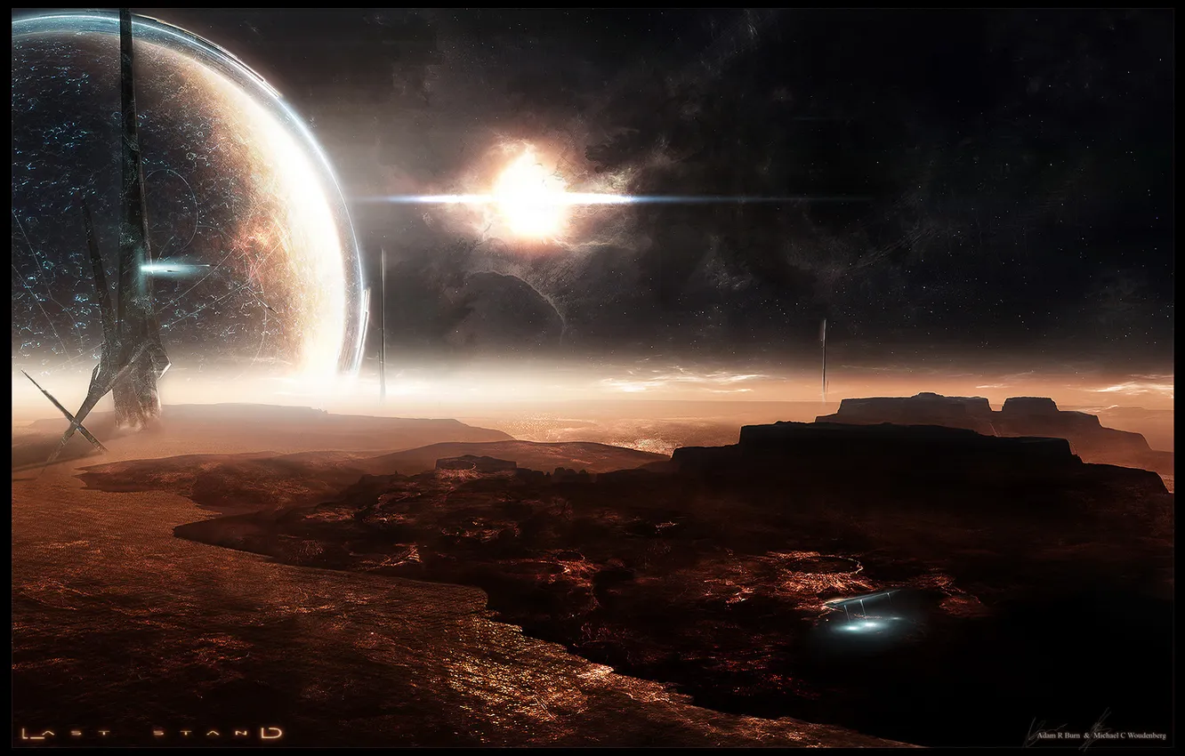 Photo wallpaper artifact, base, space