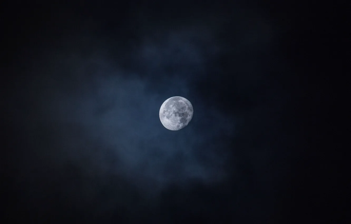 Photo wallpaper the sky, night, nature, the moon